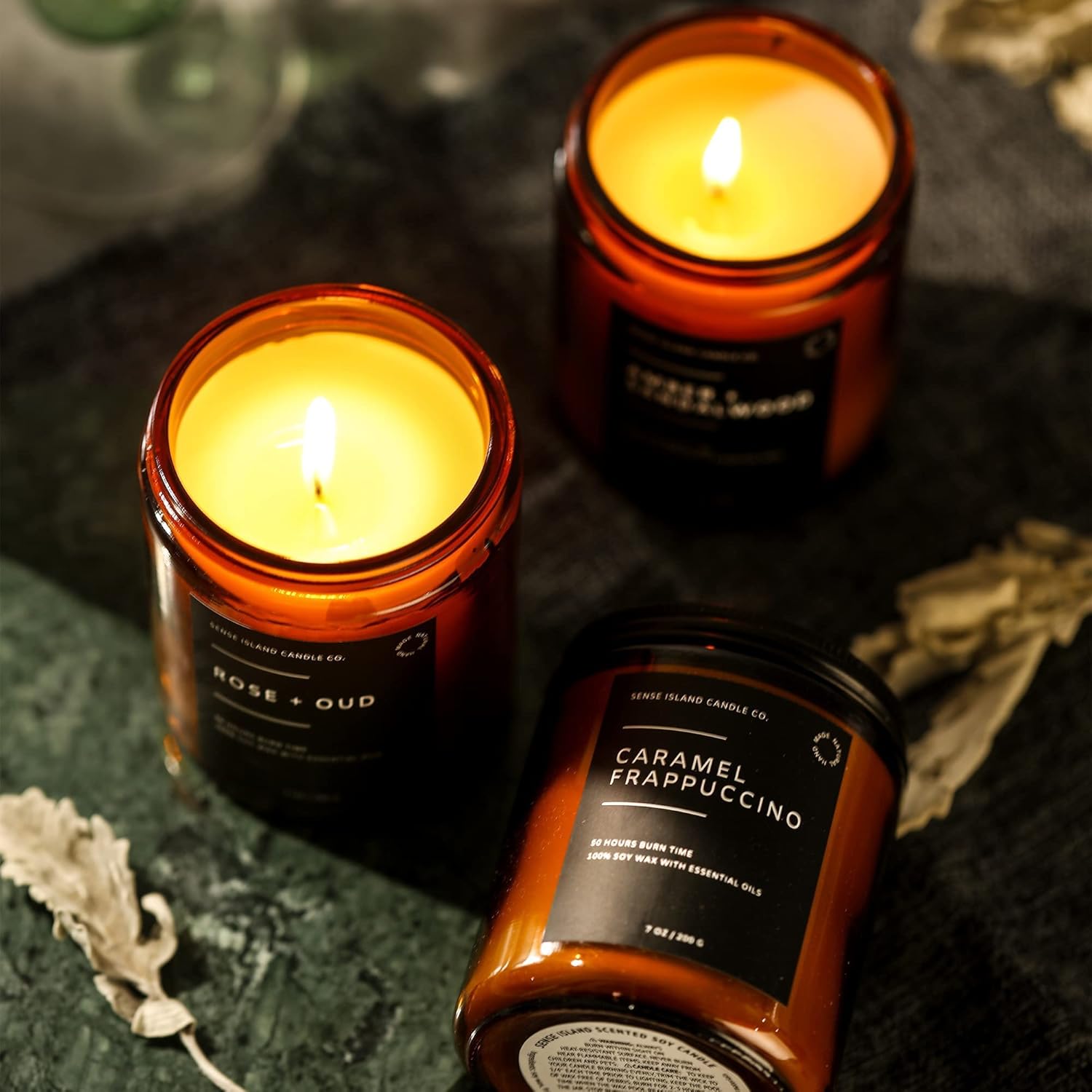 Vanilla Root Beer Jar Candle for Home Aesthetic Gift