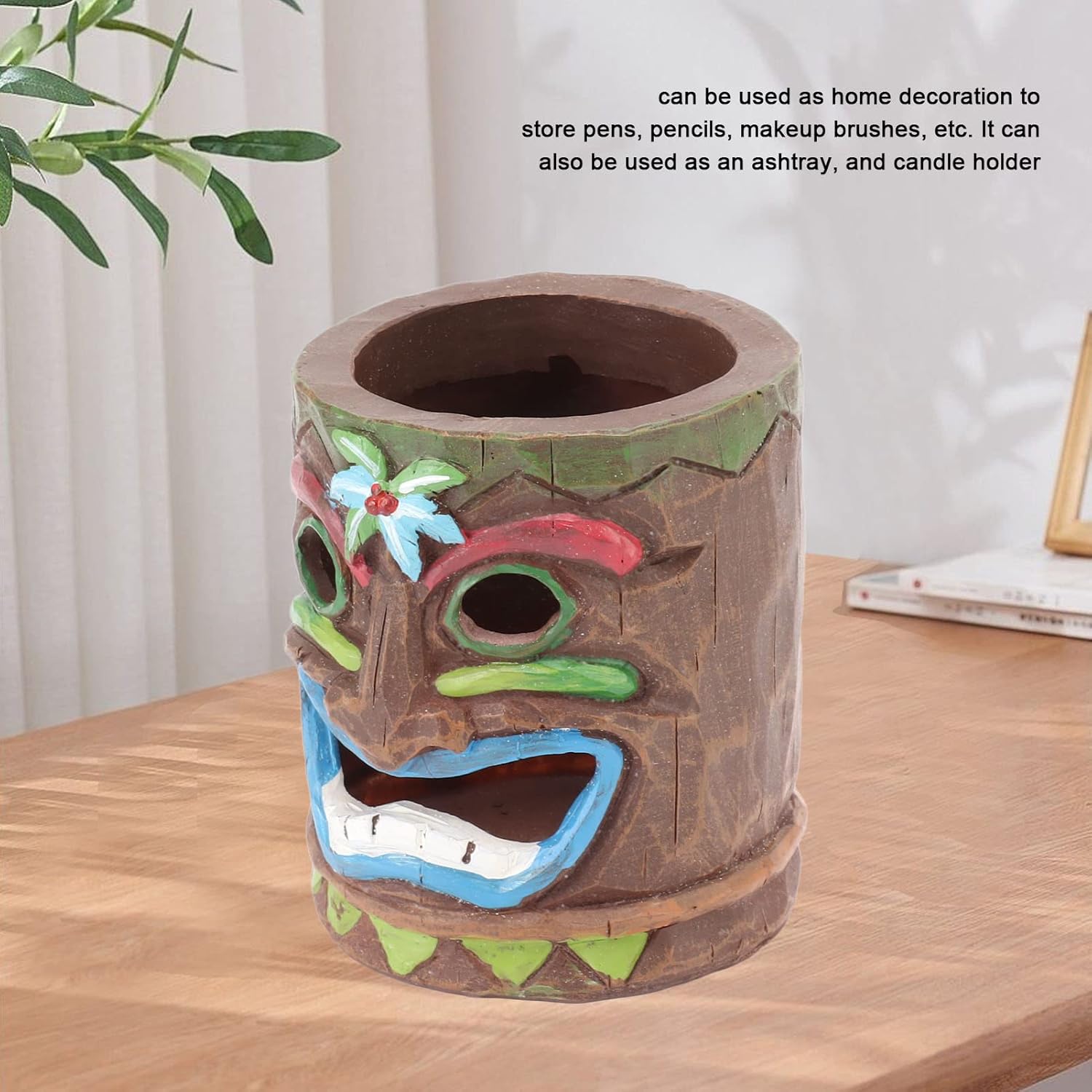 Grimace Ashtray Resin Tree Face Candle Holder