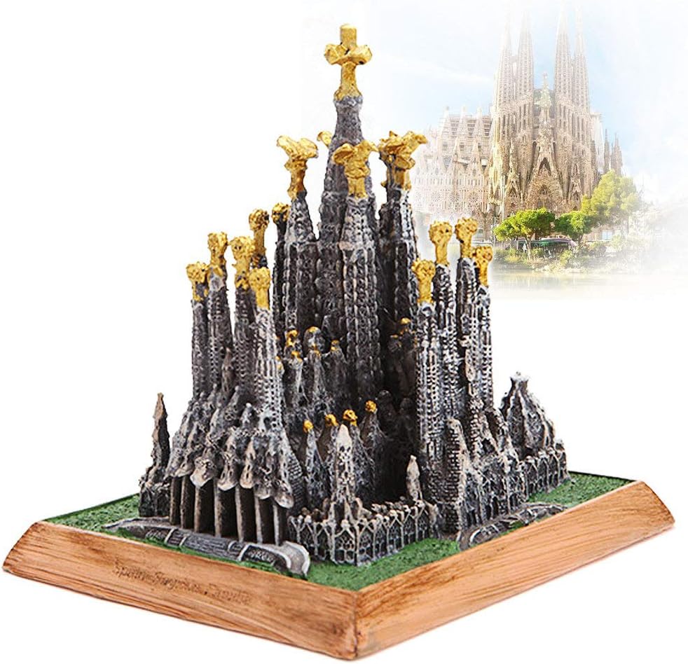 Sagrada Famlia Resin Statue Home Dcor Accent