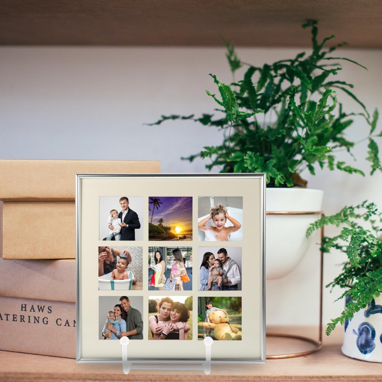 PRETYZOOM Iron Plate Holder Easel Display Stand
