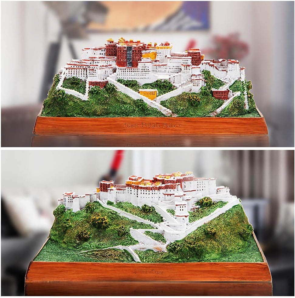Potala Palace Resin Sculpture for Home Desk Decoration