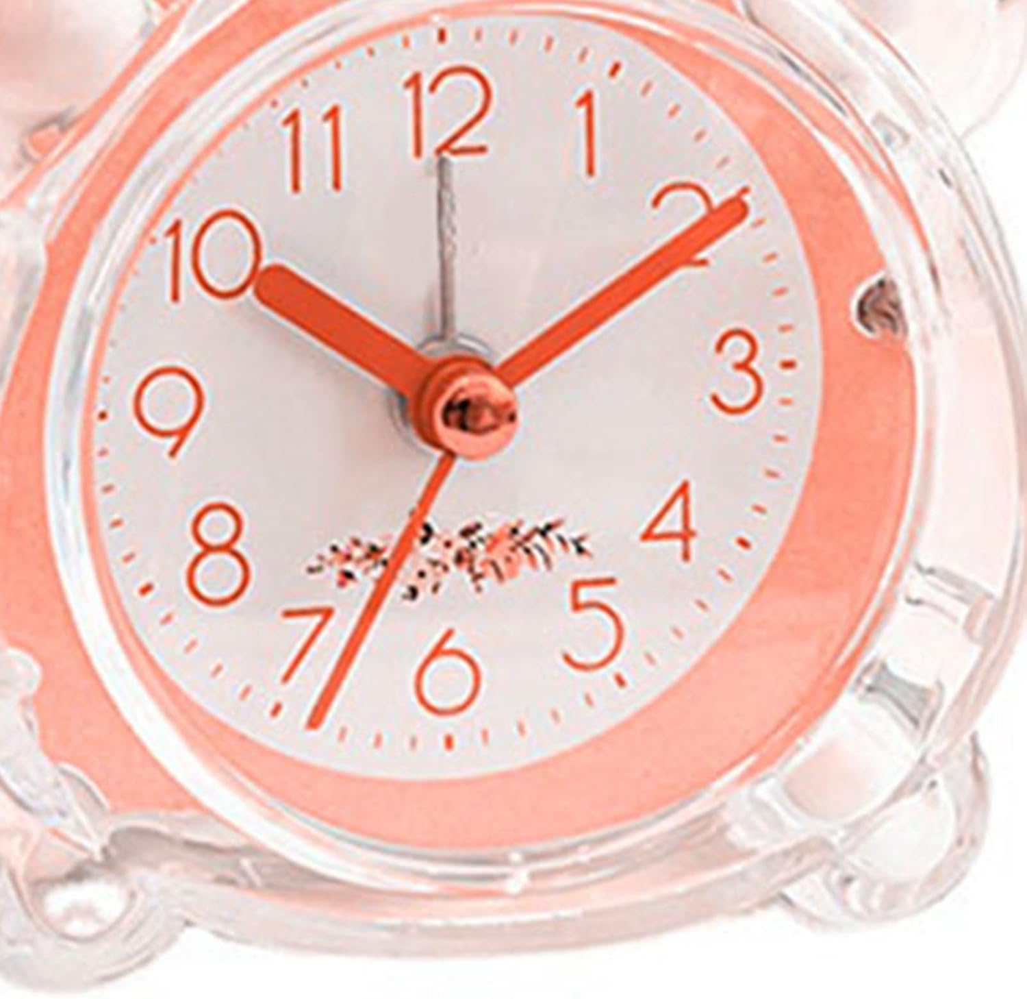 Loud Alarm Clock for Heavy Sleepers Pink ABS Design