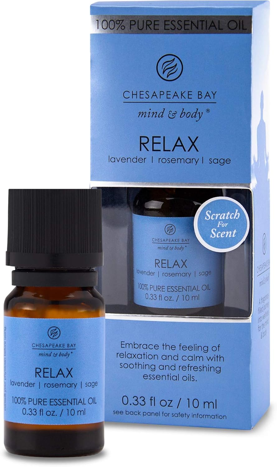 Chesapeake Bay Candle PT40933 100 Pure Essential Diffuser Oil 10ml Relax