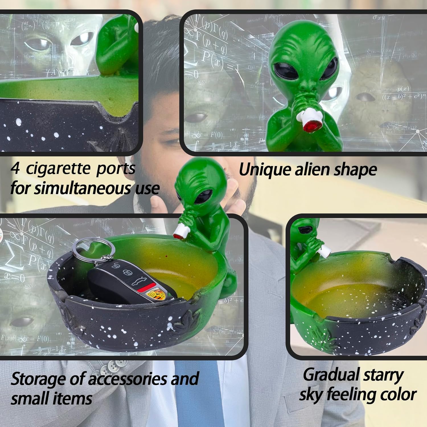 Alien Fantasy 512 Inch Outdoor Ashtray