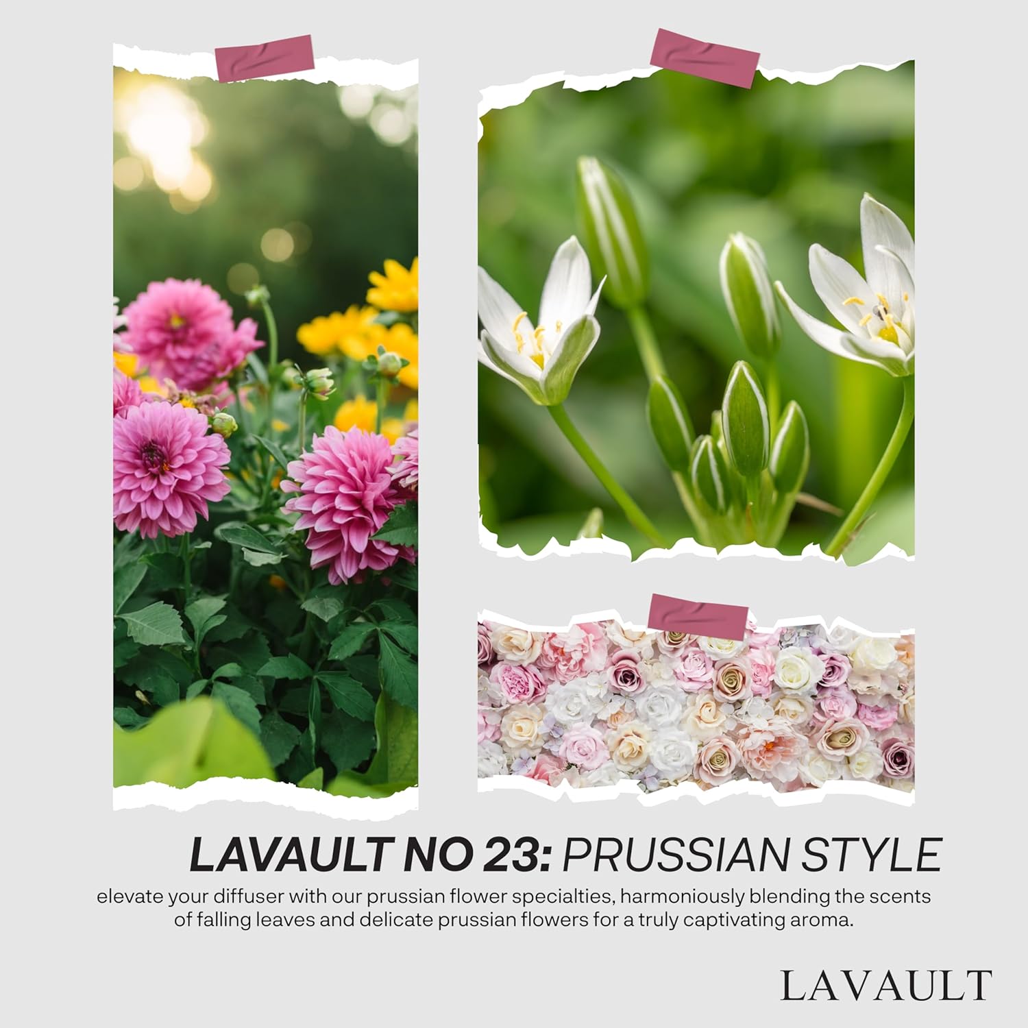 Lavault Reed Diffuser - Prussian Flower Fragrance