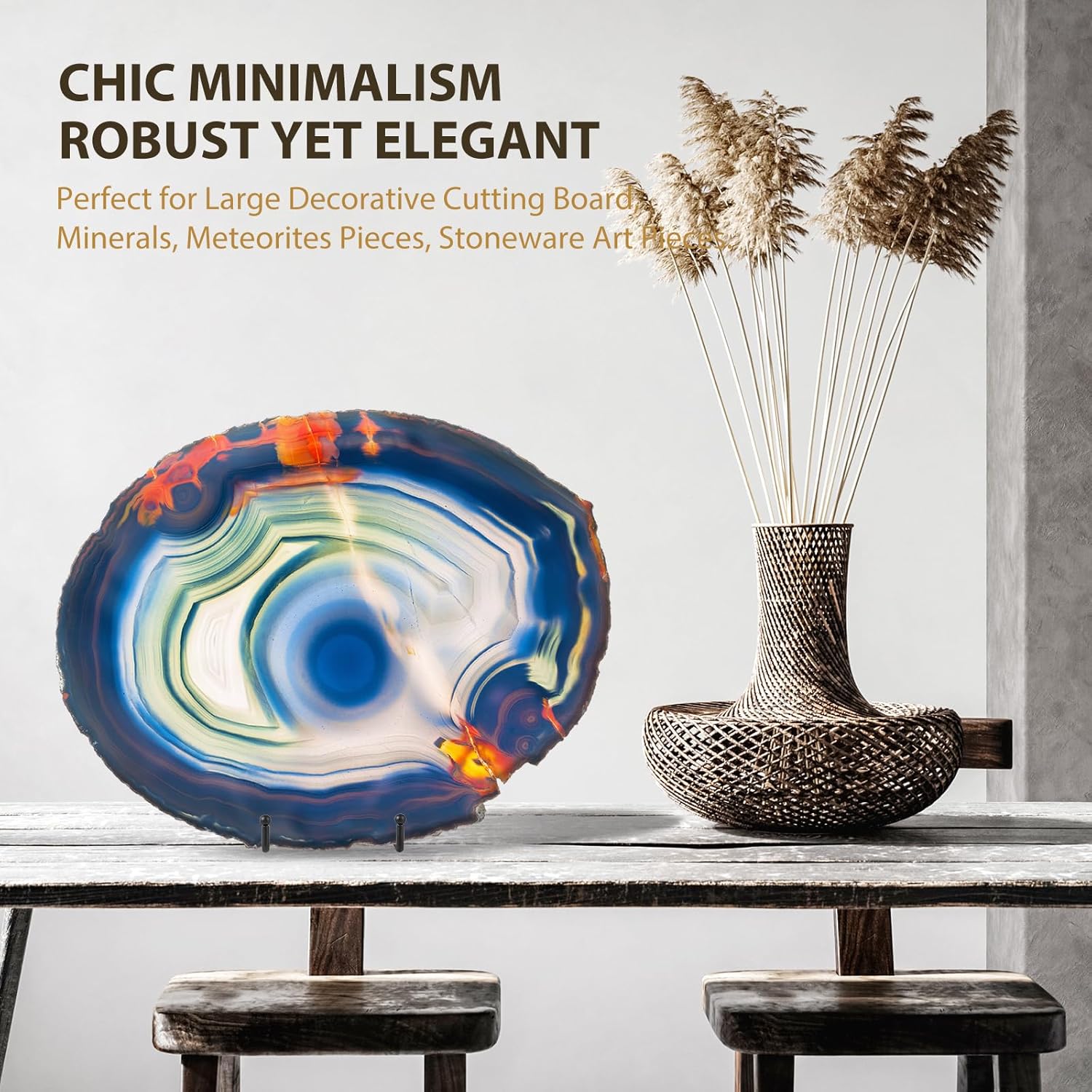 12 Inch Oversized Plate Holder Display Stand 2 Pack