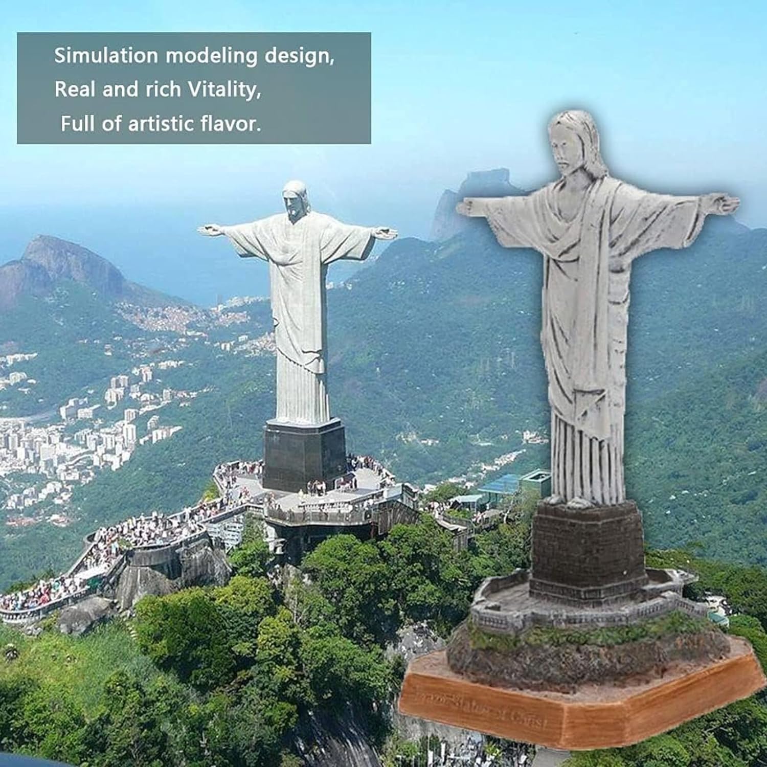 GeRRiT Christ The Redeemer Statue Ornament