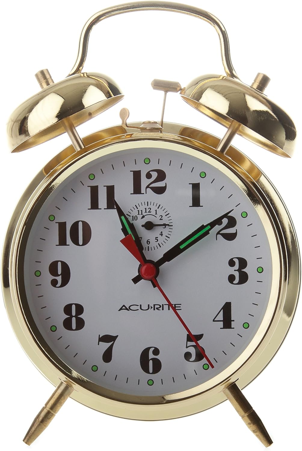AcuRite Vintage Twin Bell Alarm Clock