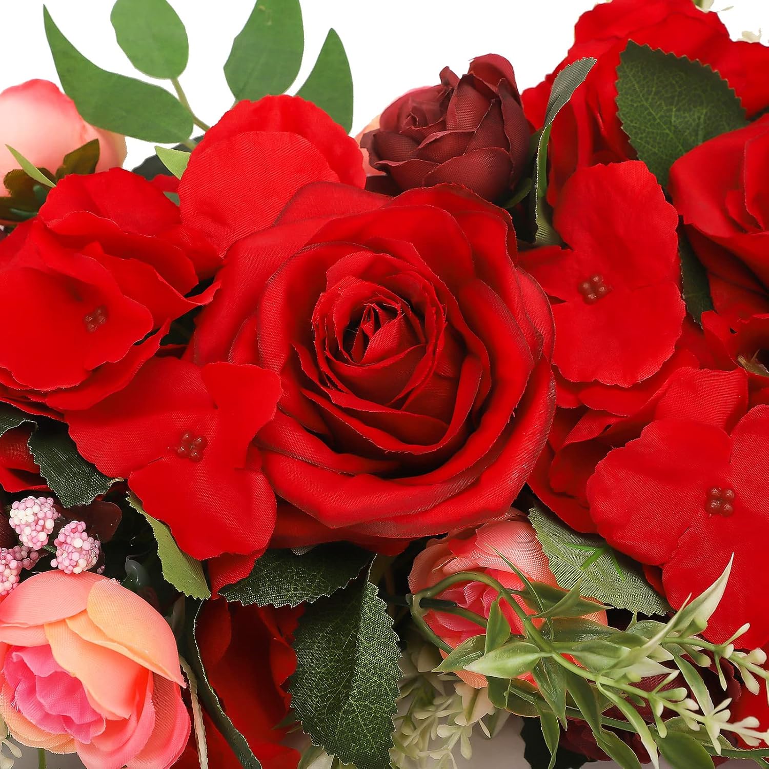 BFYDOAA Artificial Rose Swag Wedding Arch Decor