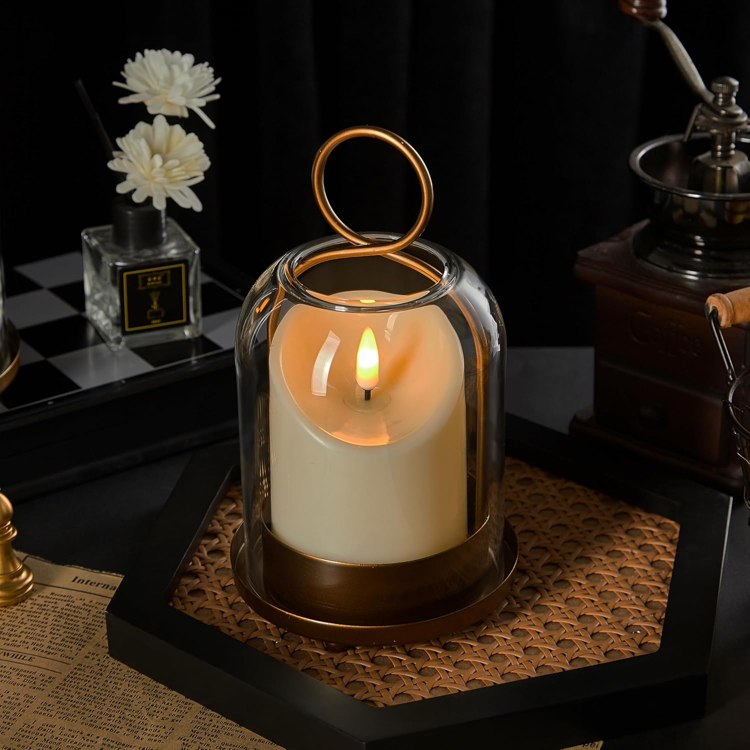 Ganwu 5 And 4 Inch Metal Candle Holder Set