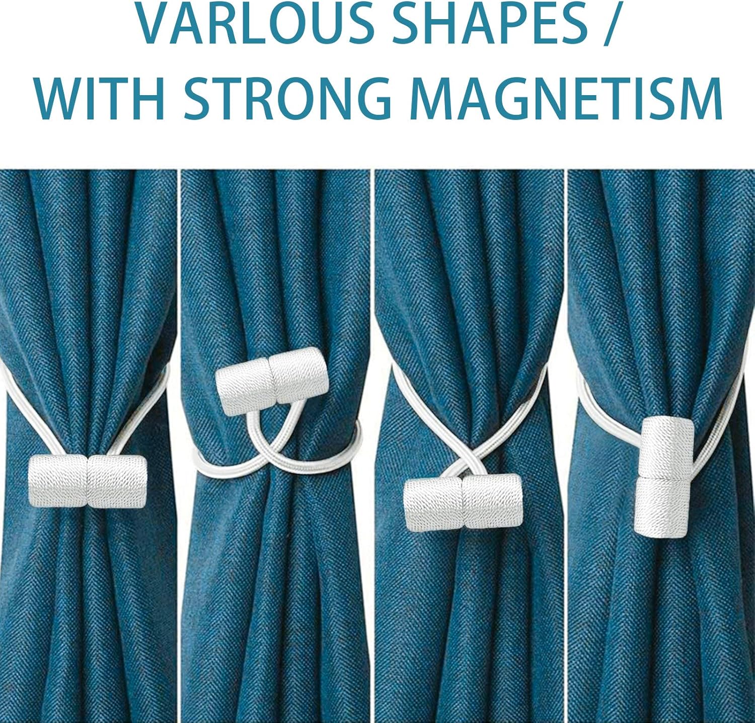 Modern Curtain Tiebacks with Strong Magnetic Holders