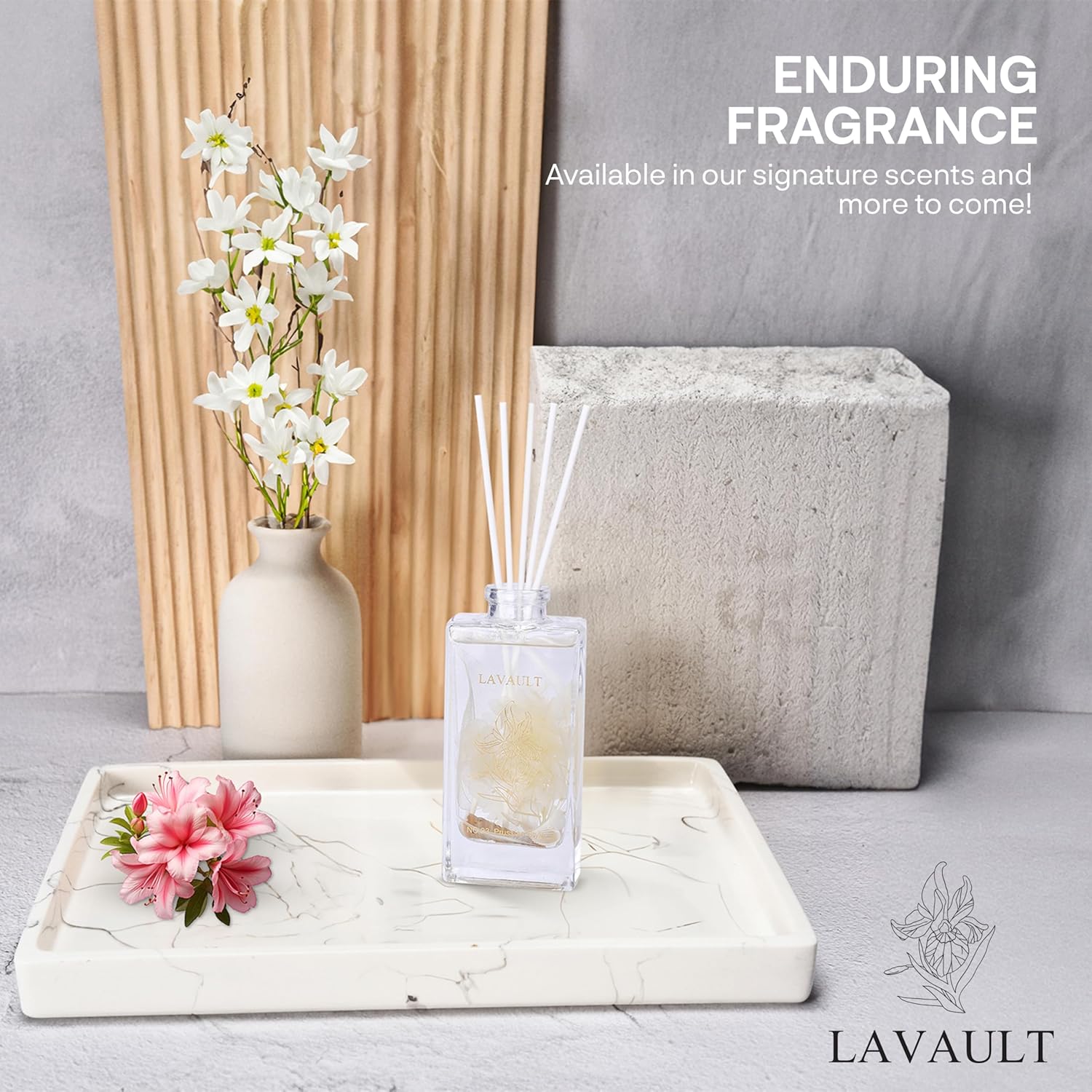 Lavault Reed Diffuser - Prussian Flower Fragrance