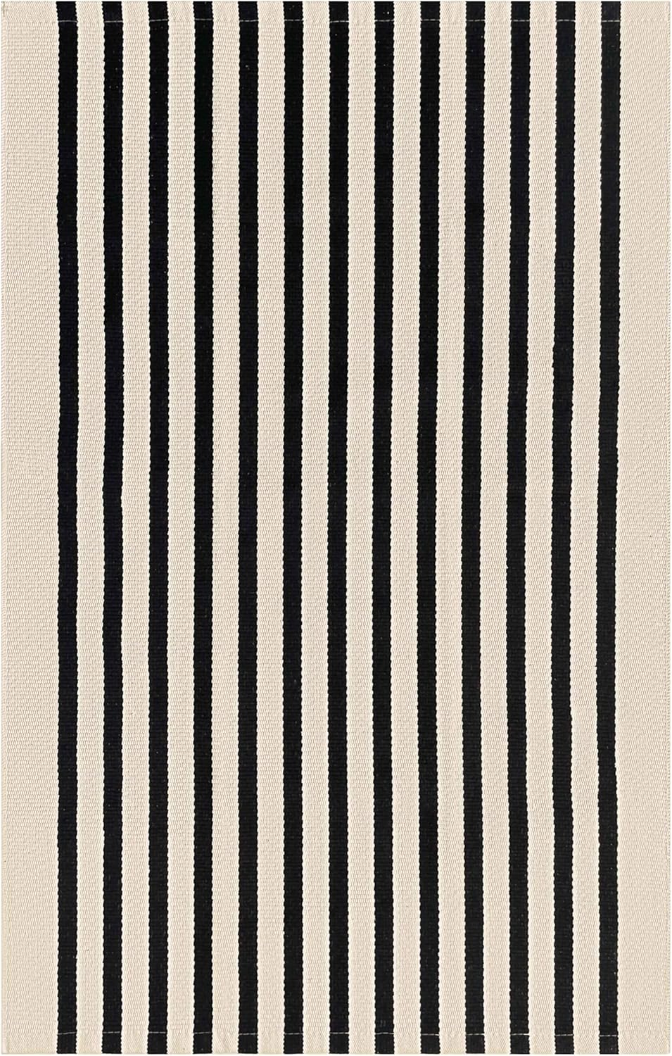 KILOCOCO Beige Striped Rug 23x36 Indoor Outdoor Door Mat