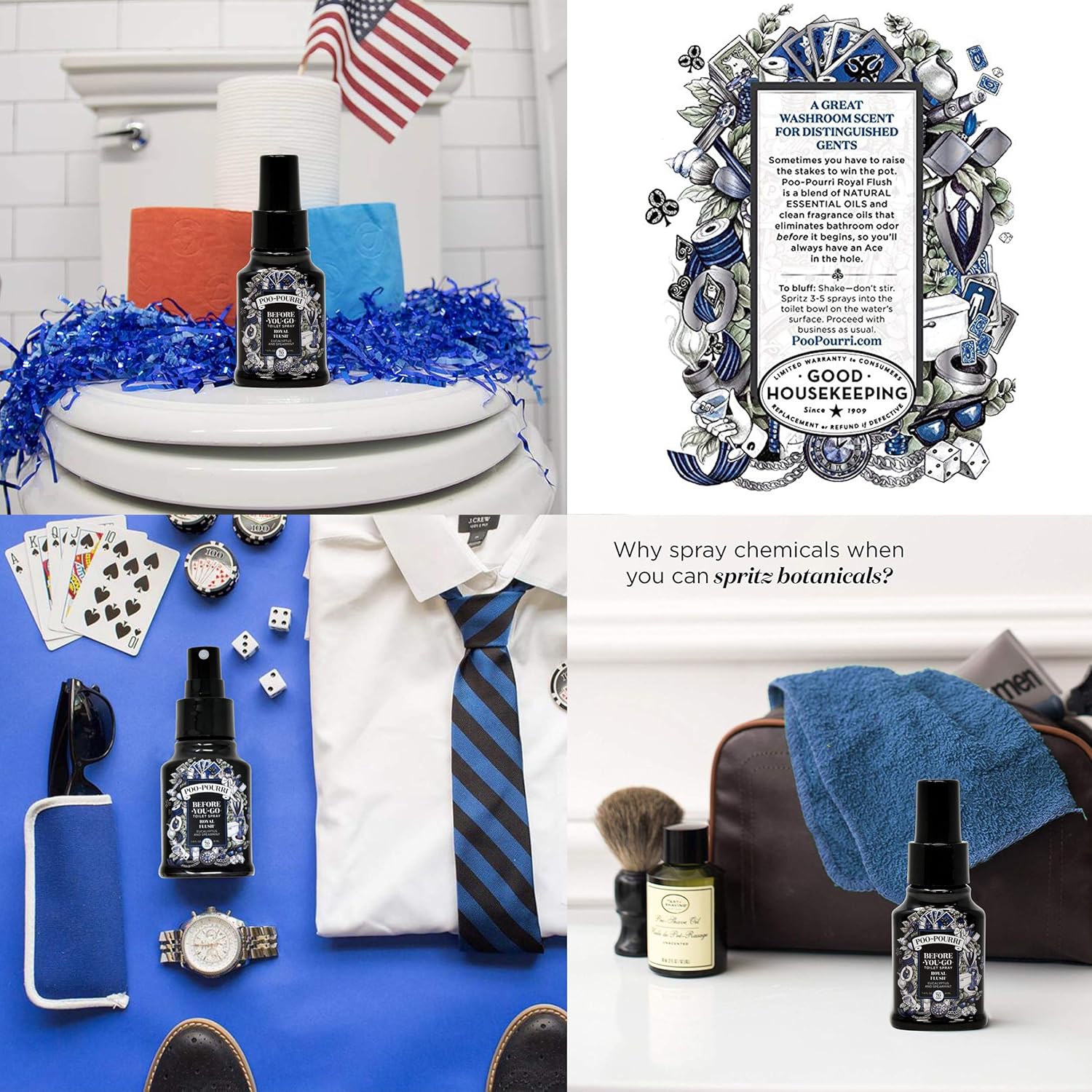 Poo-Pourri Set with 5 Essential Oil Sprays